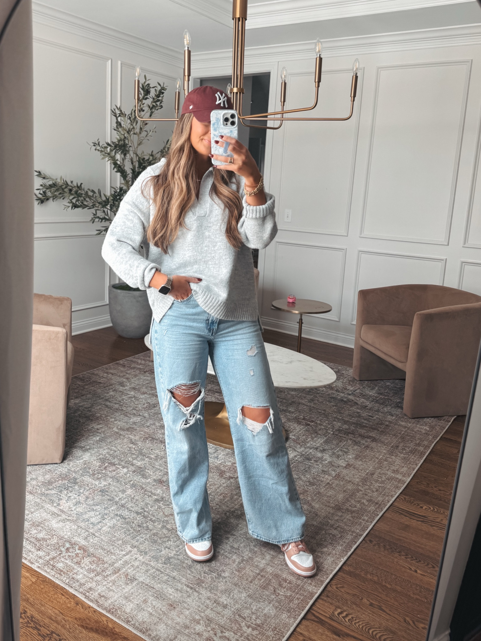 My casual outfit today to do all the mom things including the dentist 🤪 My sweater is from target and SO soft! I bought it twice, it fits true to size but if you want to wear with leggings I would size up. My distressed jeans are Amazon and fit true to size I have a 29. And my Nike sneakers I sized up a half! 



#LTKMidsize #LTKFindsUnder50 #LTKStyleTip