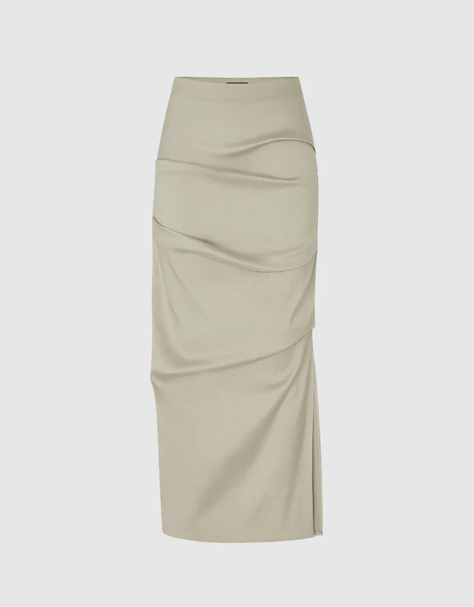 Ruched Skinny Skirt | Urban Revivo