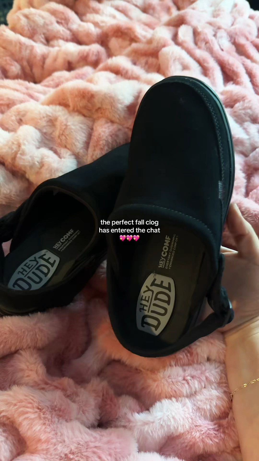 The perfect lifted fall clog