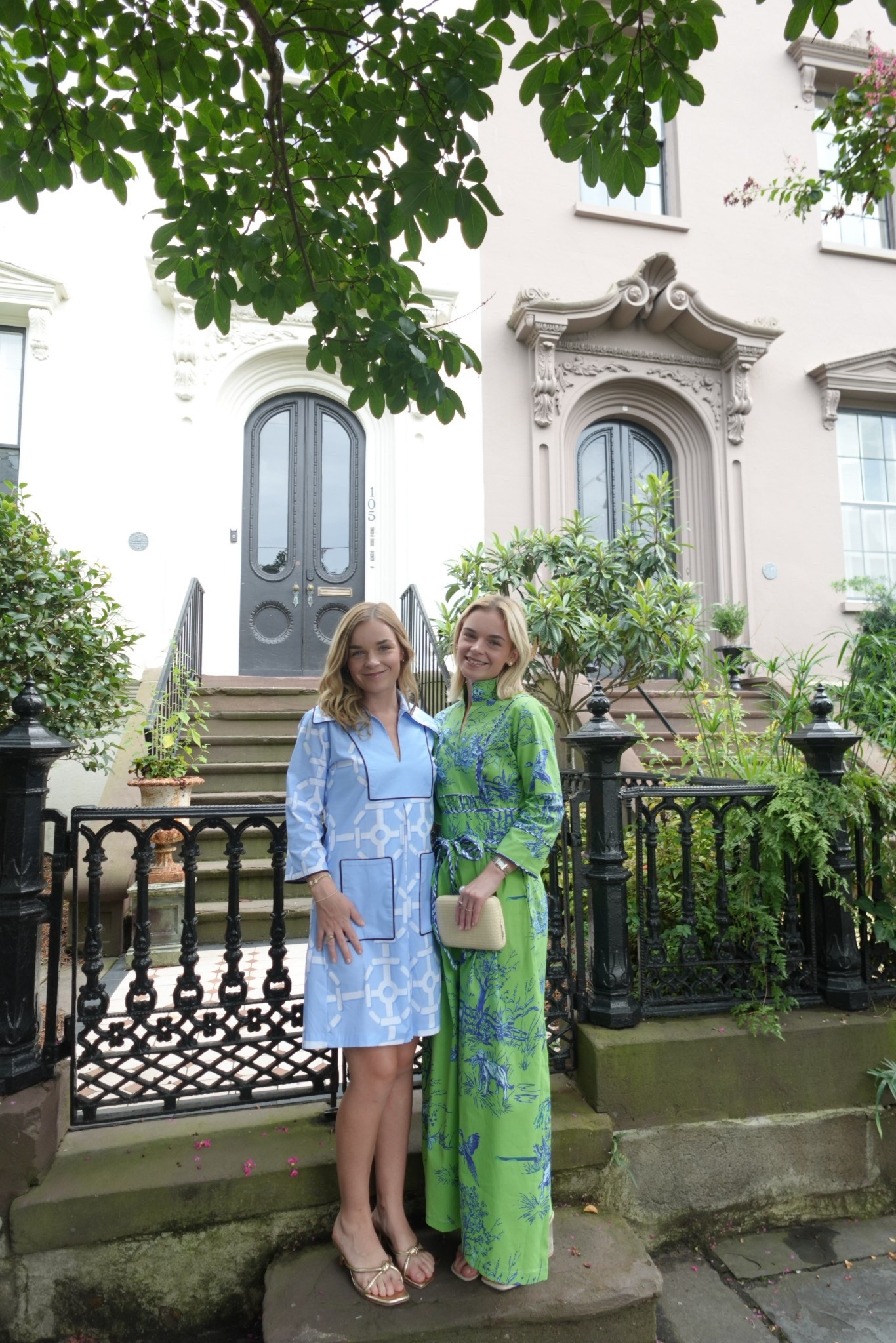 #ad Just two southern girls who love the Town and Country collection ! 

@houseofmbr has the perfect mix of southern & estate classic prints. 👯‍♀️🦆🦃🍁

We’ve linked our looks on LTK !

Gray is in the Field and Feather© print dress that perfect for fall in the south . Fabulous for SEWE🦆

Ab is wearing Cassidy short in Carolina blue , that transitions into fall seamlessly & perfect for game day 🍂

#LTKSeasonal #LTKPetite #LTKSaleAlert