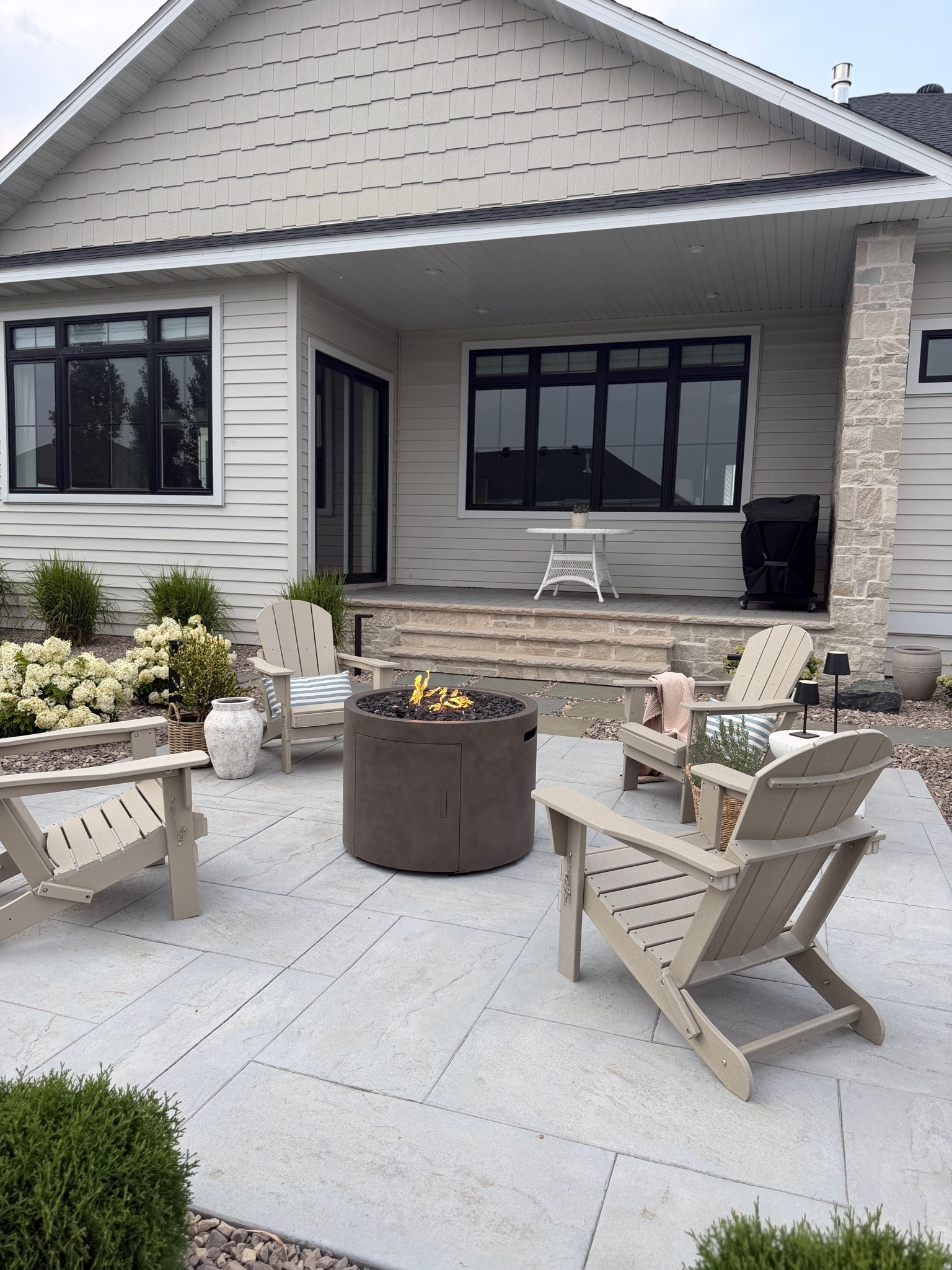 #ad Here for the warm patio nights! I love how our outdoor patio has turned out, thanks to @Wayfair. I found all these great finds for a great price, plus fast shipping!  #wishyouwerehere #outdoor #Wayfair #WayfairPartner

#LTKHome #LTKSaleAlert #LTKSeasonal