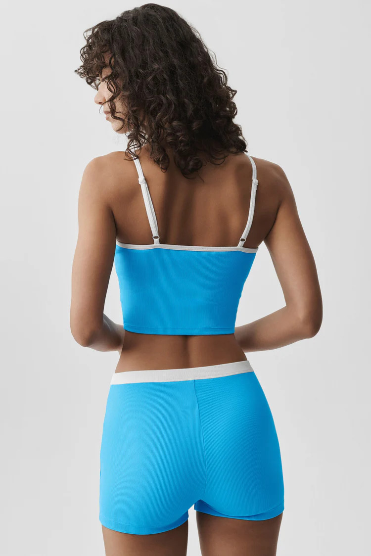 Goddess Ribbed First Pick Bra Tank | Alo Yoga