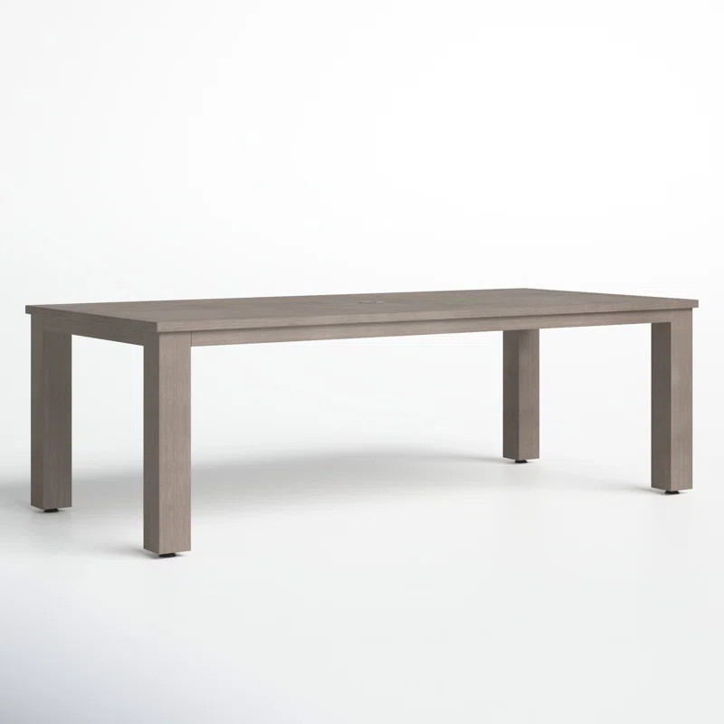 Pascaline Rectangular Aluminum Outdoor Dining Table | Wayfair North America