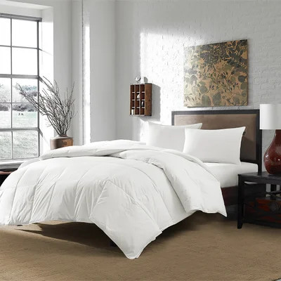 Downlite White Duck Down Hypoallergenic Comforter & Duvet Insert | Wayfair North America
