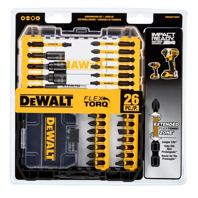 DEWALT FlexTorq 1/4-in Impact Driver Bit (26-Piece) | Lowe's