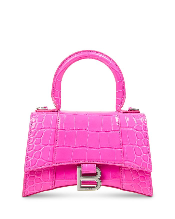 Hourglass XS Leather Top Handle Bag | Bloomingdale's (US)