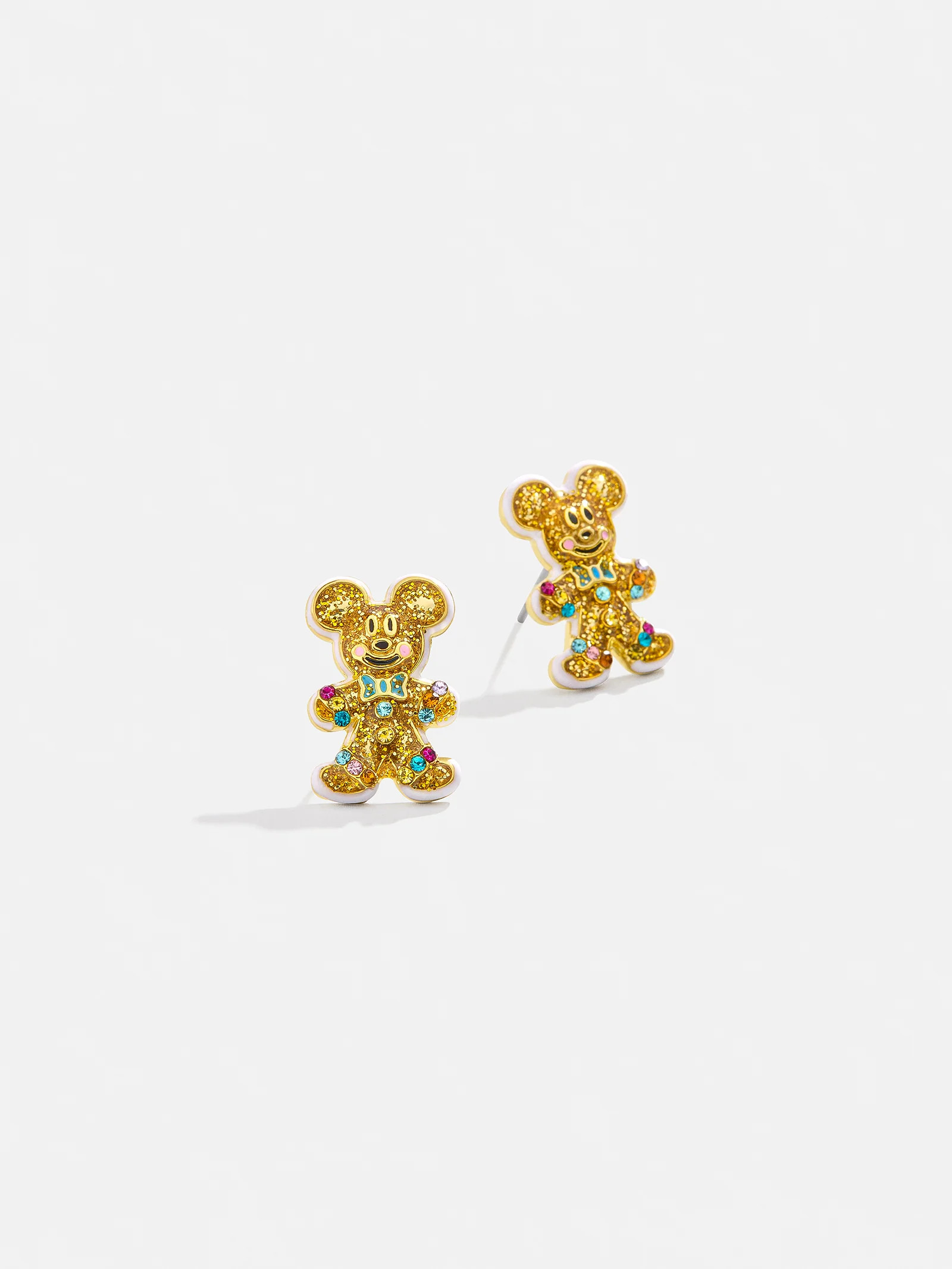 Disney Mickey Mouse Cookie Cutter Earrings - Gingerbread Man Delicate Stud Earrings | BaubleBar