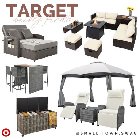 Target patio finds that are 🤩
.
.
.


Target home // target patio // Target outdoor / Target lawn & garden // patio furniture// outdoor dining // patio set // outdoor seating // outdoor table and chairs // table and chairs // dining // wicker furniture // wood furniture // patio dining // backyard bbq // table // chairs // family dining // Beauty // faux plants // rocking chair // lounge chair // front porch // canopy bed // rug // side table // indoor outdoor rug // rugs // pillow // rug // pillows // plant stand // boho // modern home // modern patio // boho patio // patio set // outdoor dining // summer fun // home and garden // hammock // chairs // dining set // outdoor table and chairs // patio sectional // sectional // modular furniture // outdoors
Travel Outfit
Swimwear
White Dress
Vacation Outfit
Sandals
Patio Furniture
Summer Outfit // nursery // outdoor fun // Memorial Day // Memorial Day sale // Target Memorial Day // graduation // barbecue // backyard bbq // patio sectional // sofa //
Couch // love seat // patio sofa // patio couch // lounge chair // umbrella // lighted umbrella // gazebo // pergola // tent // canopy // modular sectional // modular sofa // modular couch