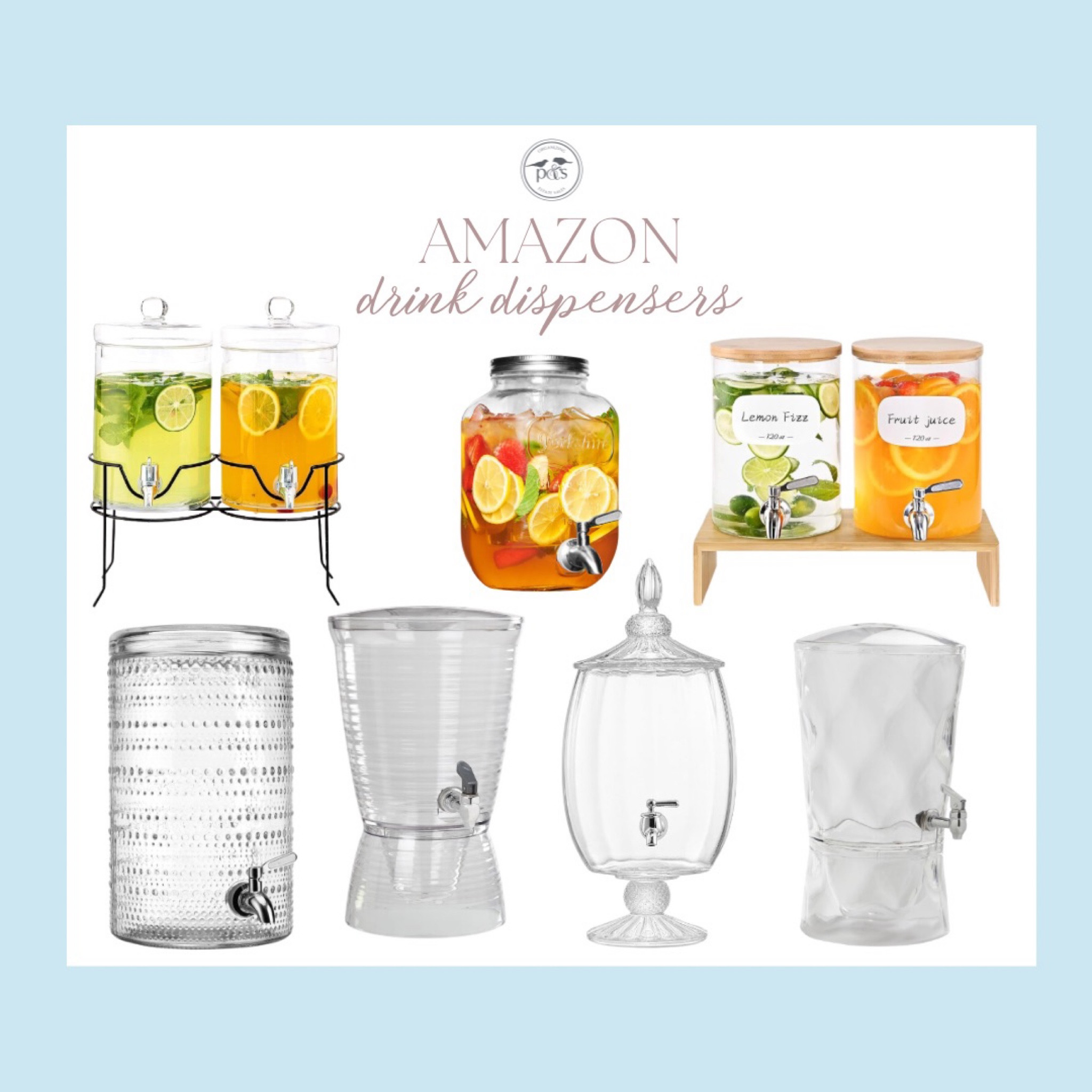 Drink dispensers for your tailgate! 

Or for your next party. We have the one in the middle and love it! 

#LTKFindsUnder50 #LTKHome #LTKParties