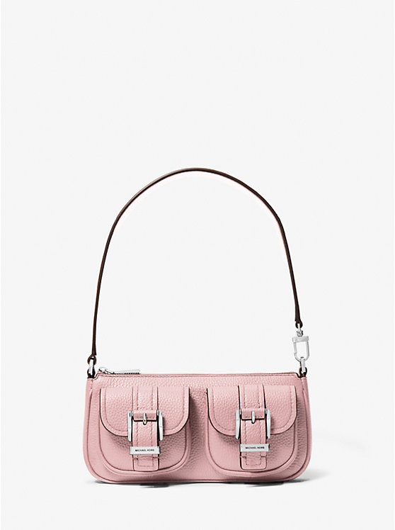 Zoe Small Pebbled Leather Pochette | Michael Kors US