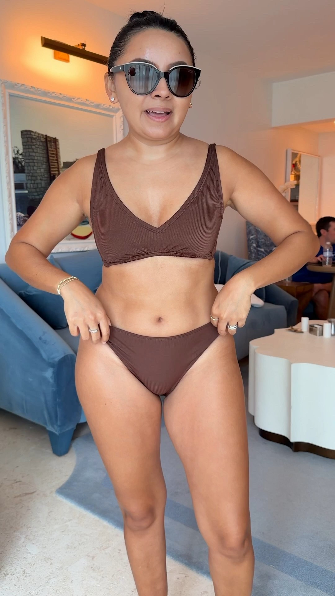 Swimsuit top size xs TTS
Swimsuit bottoms size small TTS
Swimsuit coverup size small TTS
Sandals are old from Target but I linked very similar sandals!

#LTKootd #LTKTravel #LTKgrwm