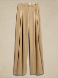 Lena Wide-Leg Linen-Blend Pant | Banana Republic (US)