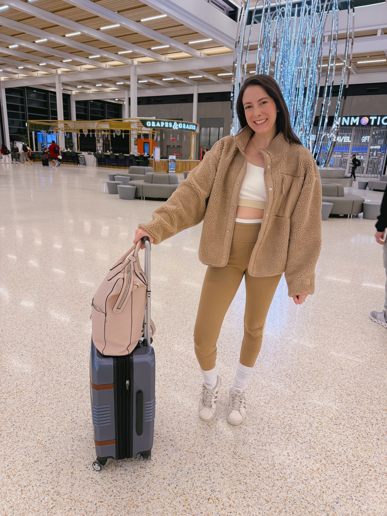 Athletic travel outfit is great for the airport! 

#LTKActive #LTKTravel #LTKFitness