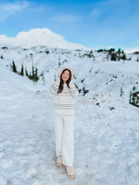 Perfect snow bunny outfit! Wearing a size small in the Aerie sweater

#LTKfindsunder100 #LTKSeasonal