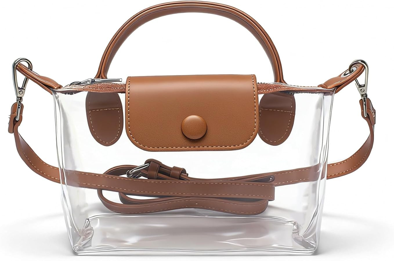 Clear Bag for Stadium Approved, Clear Purse for Women | Amazon (US)