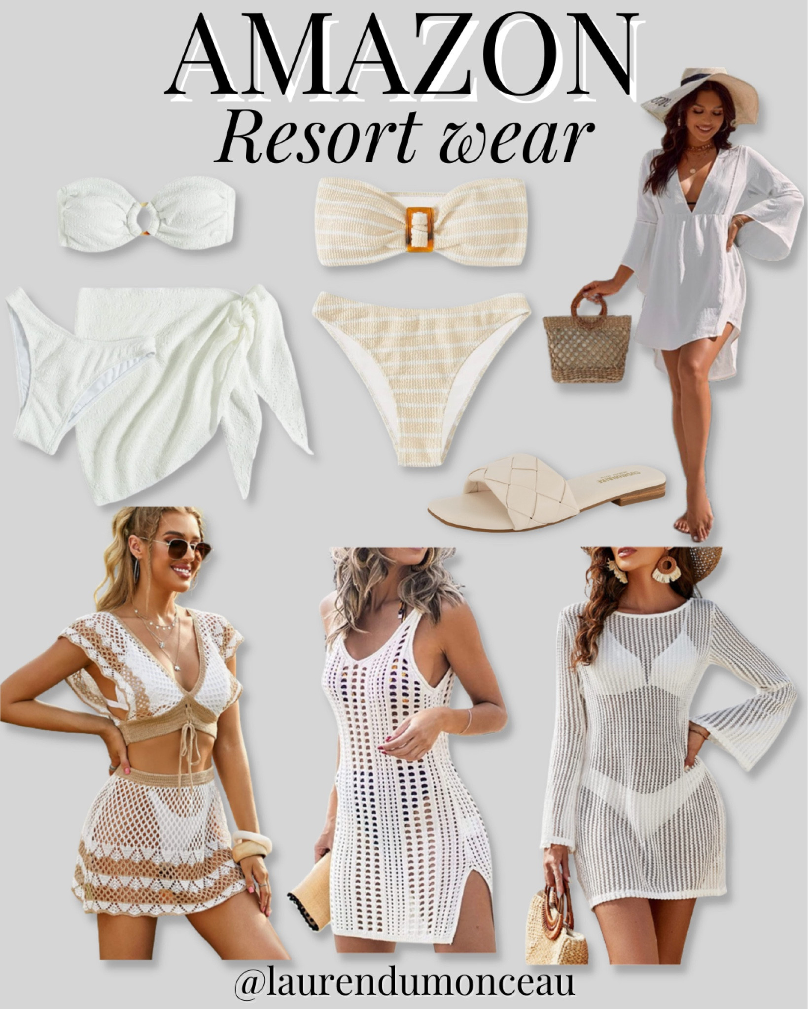 Amazon Resort wear / Beach wear 

Amazon, amazon swimwear, amazon swimsuit, bikini, women’s swimwear, beach cover up, swimsuit cover up, women’s cover up, spring sandals, summer sandals, spring shoes, vacation outfit, beach outfit, resort wear, white cover up, neutral outfit, spring outfit, summer outfit 



#LTKstyletip #LTKunder50 #LTKtravel