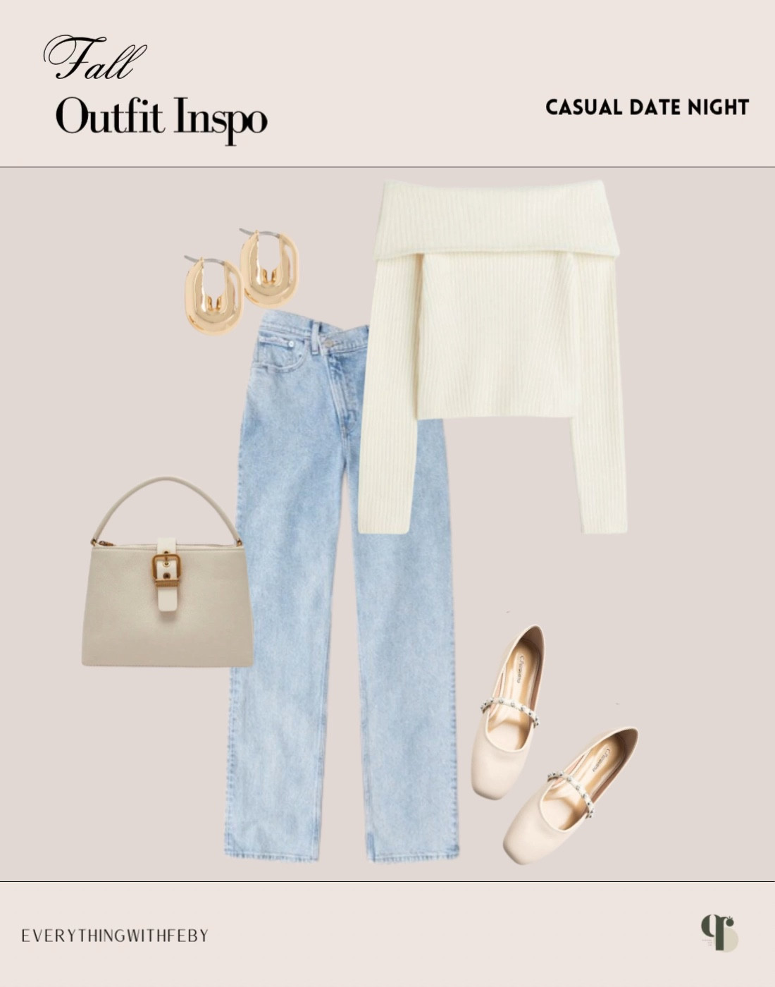 Fall Outfit Ideas: casual date night

Knitwear / abercrombie jeans / handbag / ballet flat shoes / earrings hoop / amazon fashion / amazon fall trends / hm / neutral style / it girl / dolce vita 

#LTKHoliday #LTKSeasonal #LTKstyletip