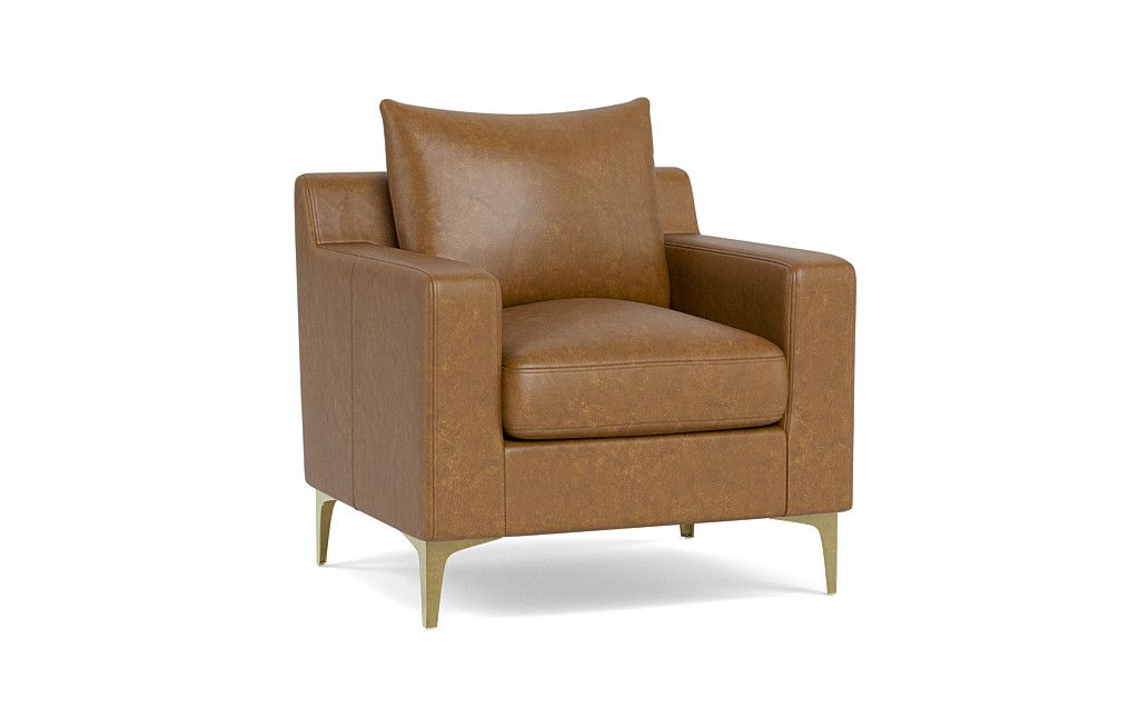 Sloan Leather Petite Chair | Interior Define