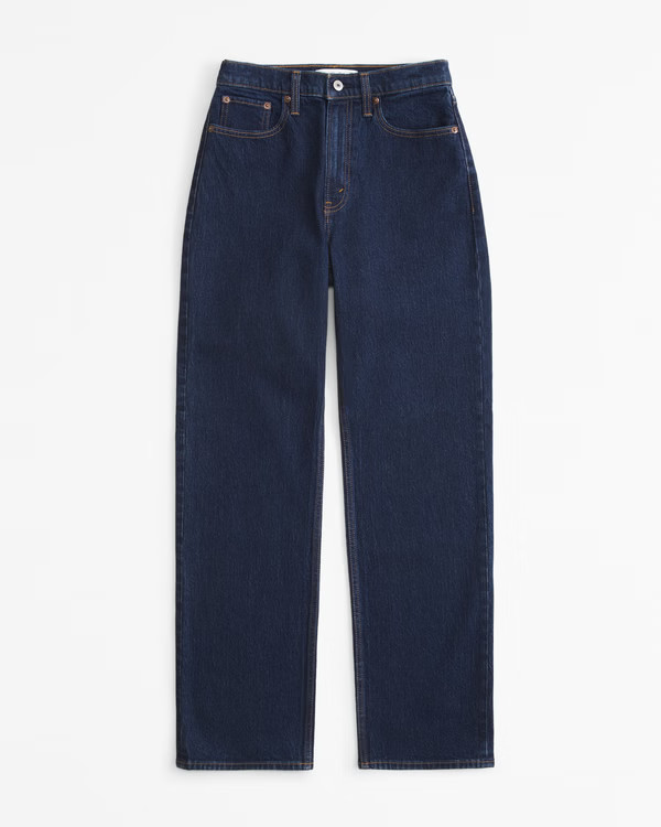 High Rise Vintage Straight Jean | Abercrombie & Fitch (UK)