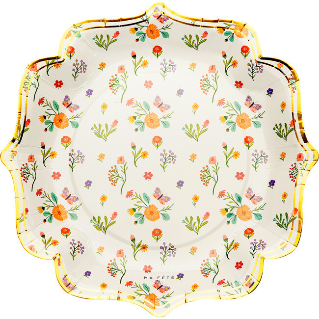 Tea Party Dinner Plates, Multi Color | Maisonette