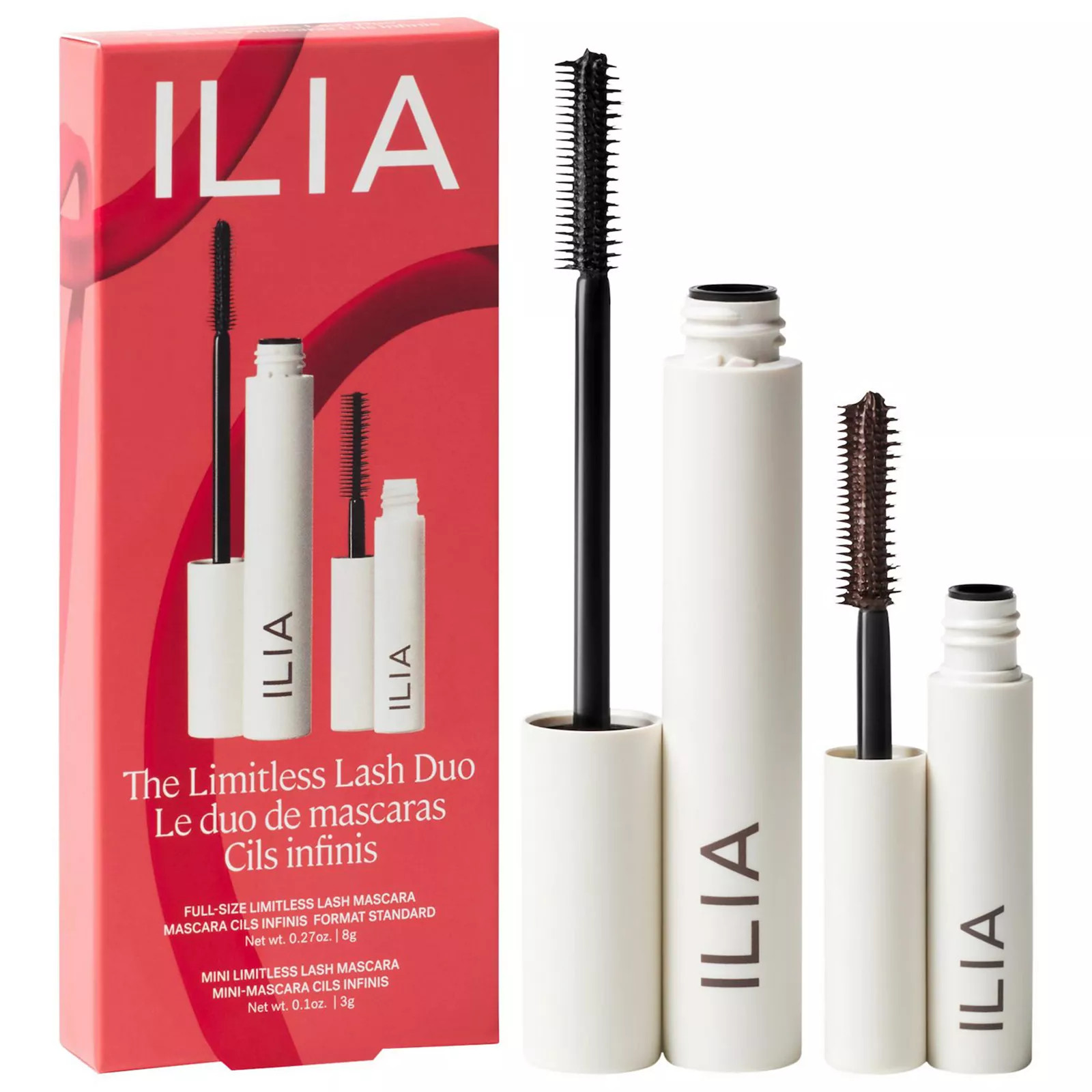 ILIA The Limitless Lash Duo - Black & Brown Mascara Gift Set, Size: 1.2 Oz | Kohl's