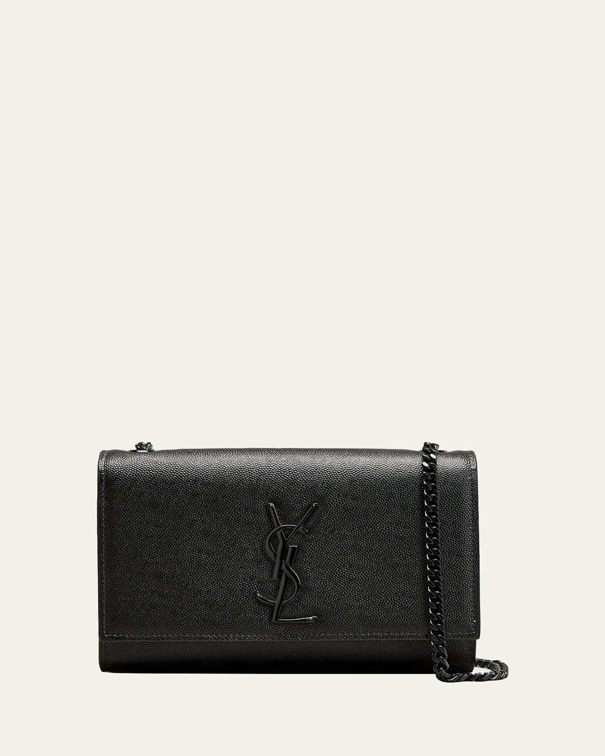 Kate Small YSL Crossbody Bag in Grained Leather | Bergdorf Goodman