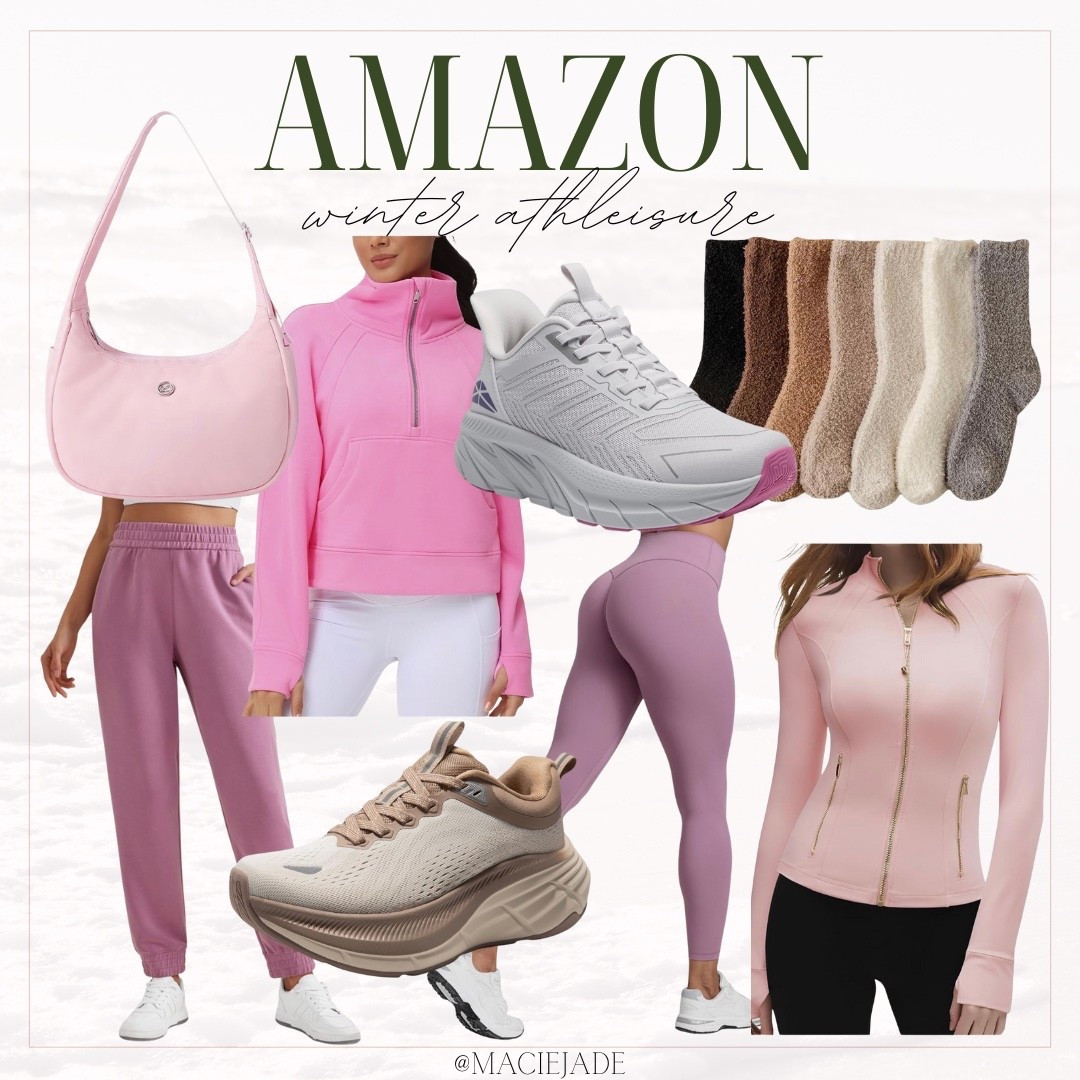 Amazon Winter Athleisure!😍🩷💪 women’s athleisure, winter athletic wear, athleisure for women, cozy athletic wear, athletic wear for women

#LTKMidsize #LTKfitnessgoals #LTKSeasonal