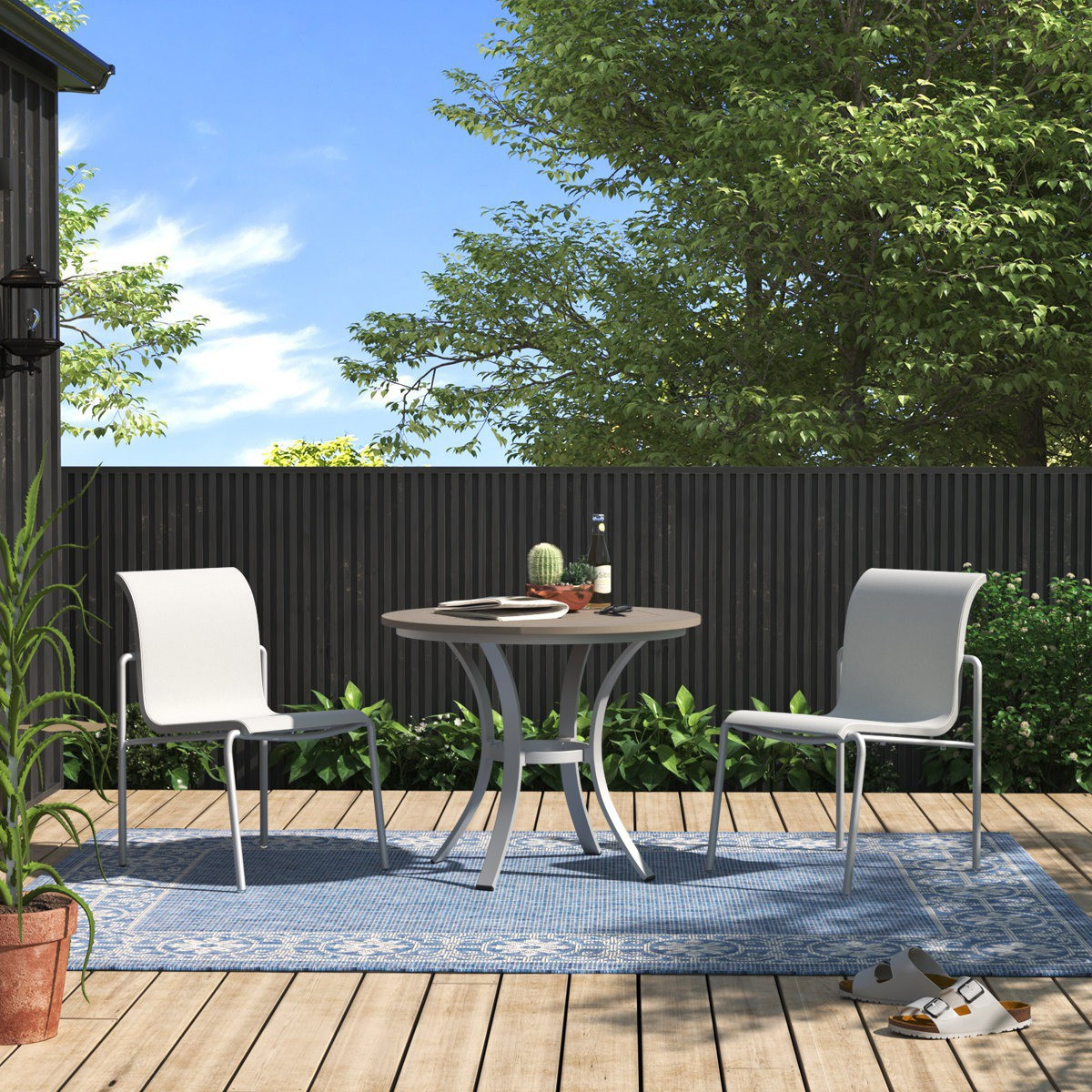 Okay but this bistro set made my space look THIS cute 🤍 Wayfair Way Day big outdoor sale and I’m obsessed with this cozy vibe ✨☀️#WayfairWayDay #WayfairSale #JossAndMain #BistroSet #OutdoorDining #BalconyDecor #PatioStyle #SmallSpaceDecor #OutdoorLiving #CozyCorner #GardenVibes #BackyardGoals #PatioInspo #OutdoorAesthetic #CafeVibes #SummerPatio #HomeFinds #SaleAlert #PrettySpaces #ChicOutdoor

#LTKSeasonal #LTKHome #LTKSaleAlert