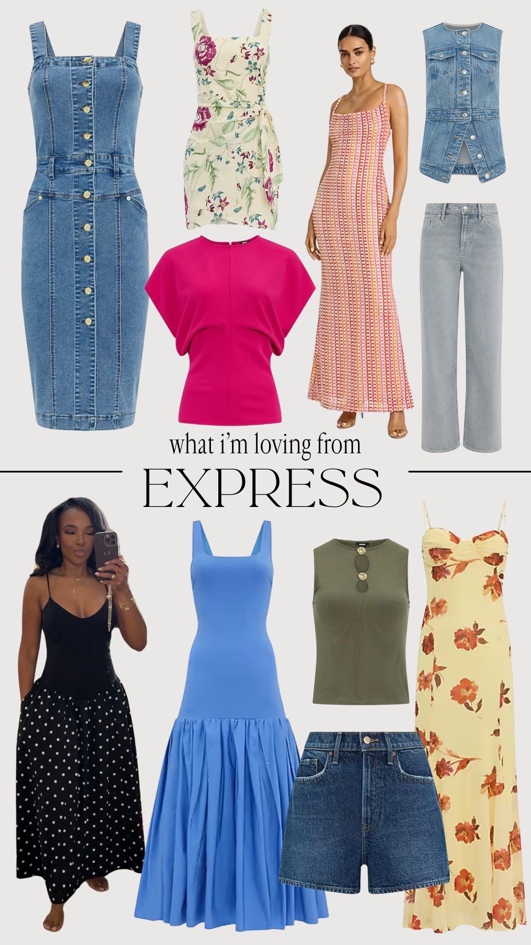 Scroll to shop 🫶🏽 what I’m loving right now from express that would be perfect for any spring fit!
￼
@Express 

#LTKvlog #LTKootd #LTKPetite