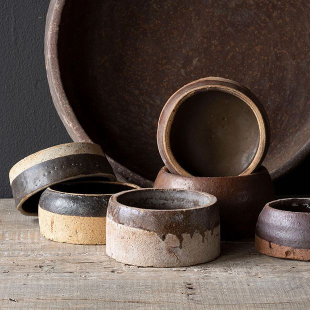 Vintage Clay Han Bowl | Antique Farm House