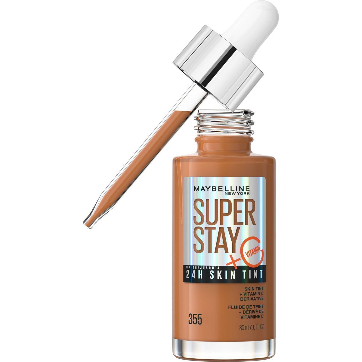Maybelline Super Stay 24HR Skin Tint Foundation Serum with Vitamin C - 1 fl oz | Target