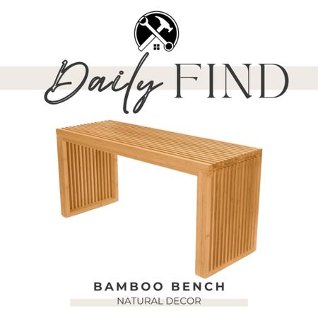Great natural bamboo bench for your entryway or mudroom! 

#amazon #amazonfind #dailyfind #home #amazonhome #bench

#LTKfindsunder100 #LTKfindsunder50 #LTKhome