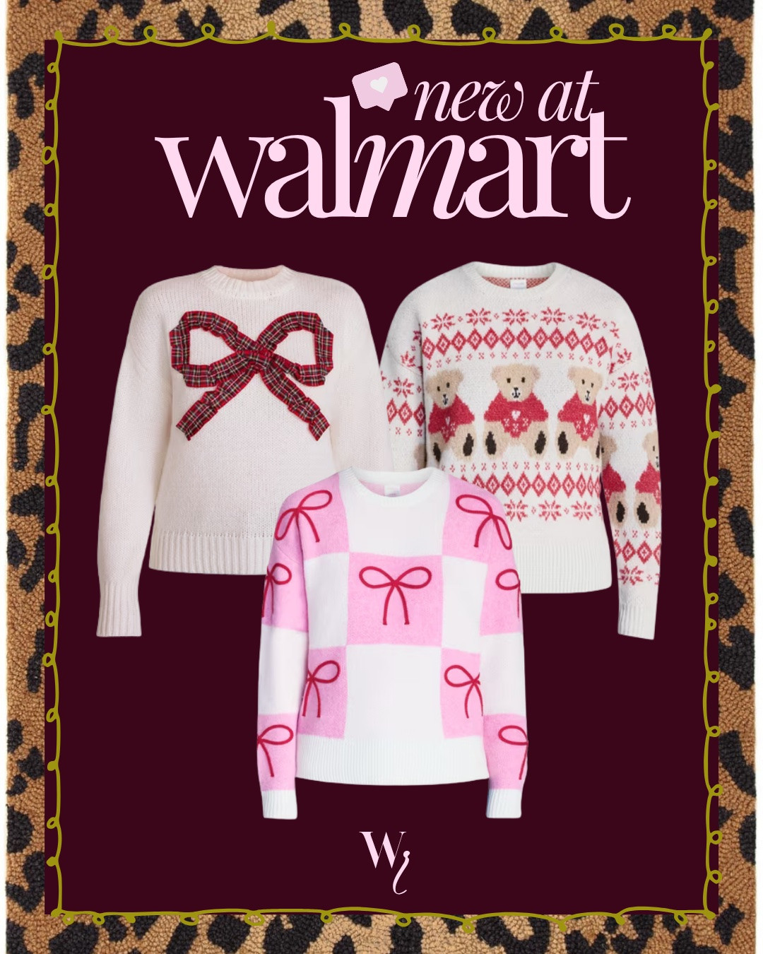 @Walmart these sweater designs are precious!