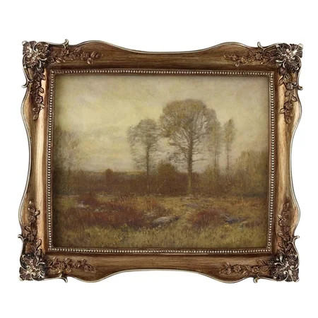 Home Decor Collection Sterling & Noble Home Ornate Gold Framed Fall Landscape Canvas Wall Art | Walmart (US)
