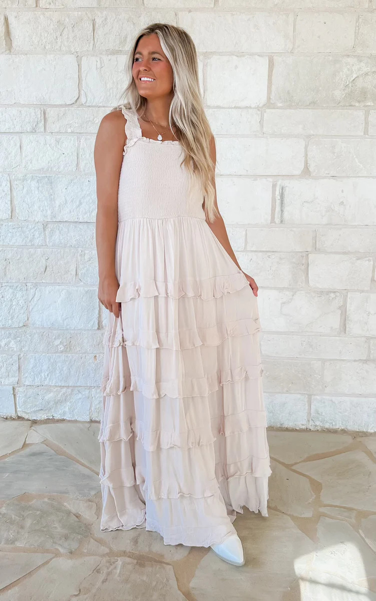 On The Coast Ruffle Tiered Maxi | CK Squared Boutique