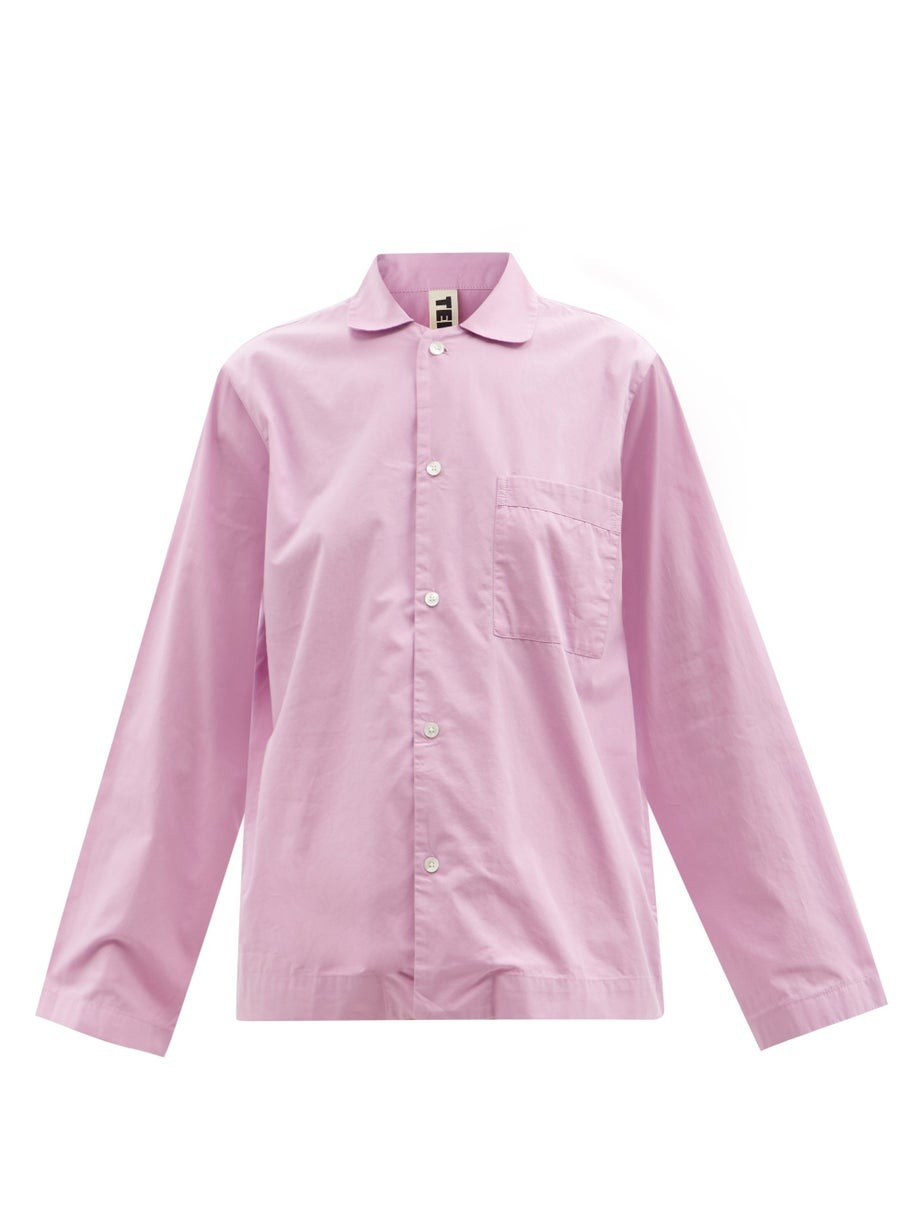 Organic-cotton poplin shirt | Tekla | Matches (US)