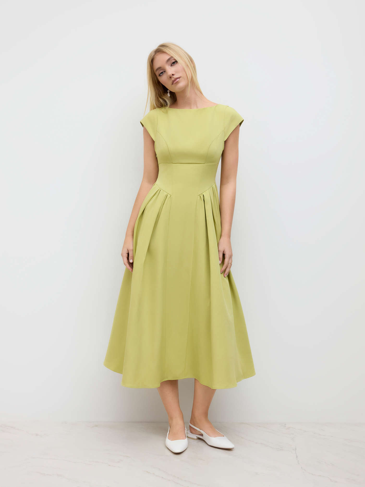 Boat Neck Cut Out Backless Ruffle Maxi Dress | Cider