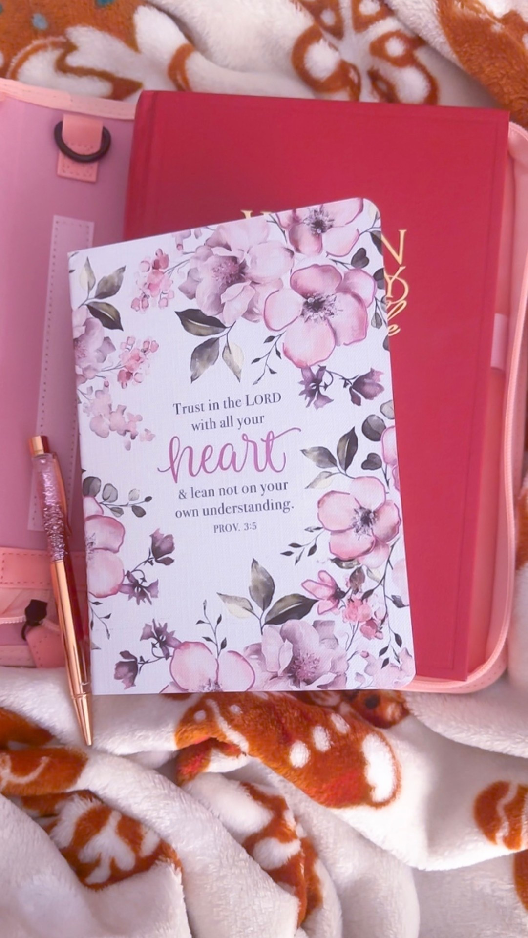 Christmas Gift Ideas & Stocking Stuffers for Bible Study for Tweens to Grandma 

💗Floral Scripture Journal comes in a trio
💗Set of 3 Rose Gold Glitter Pens
💗Pink Scripture Bible Cover
💗My Bible is no longer in print 😩 (linked some)
💗Cozy Christmas Blanket

Gifts for Her. 

#LTKHoliday #LTKGiftGuide