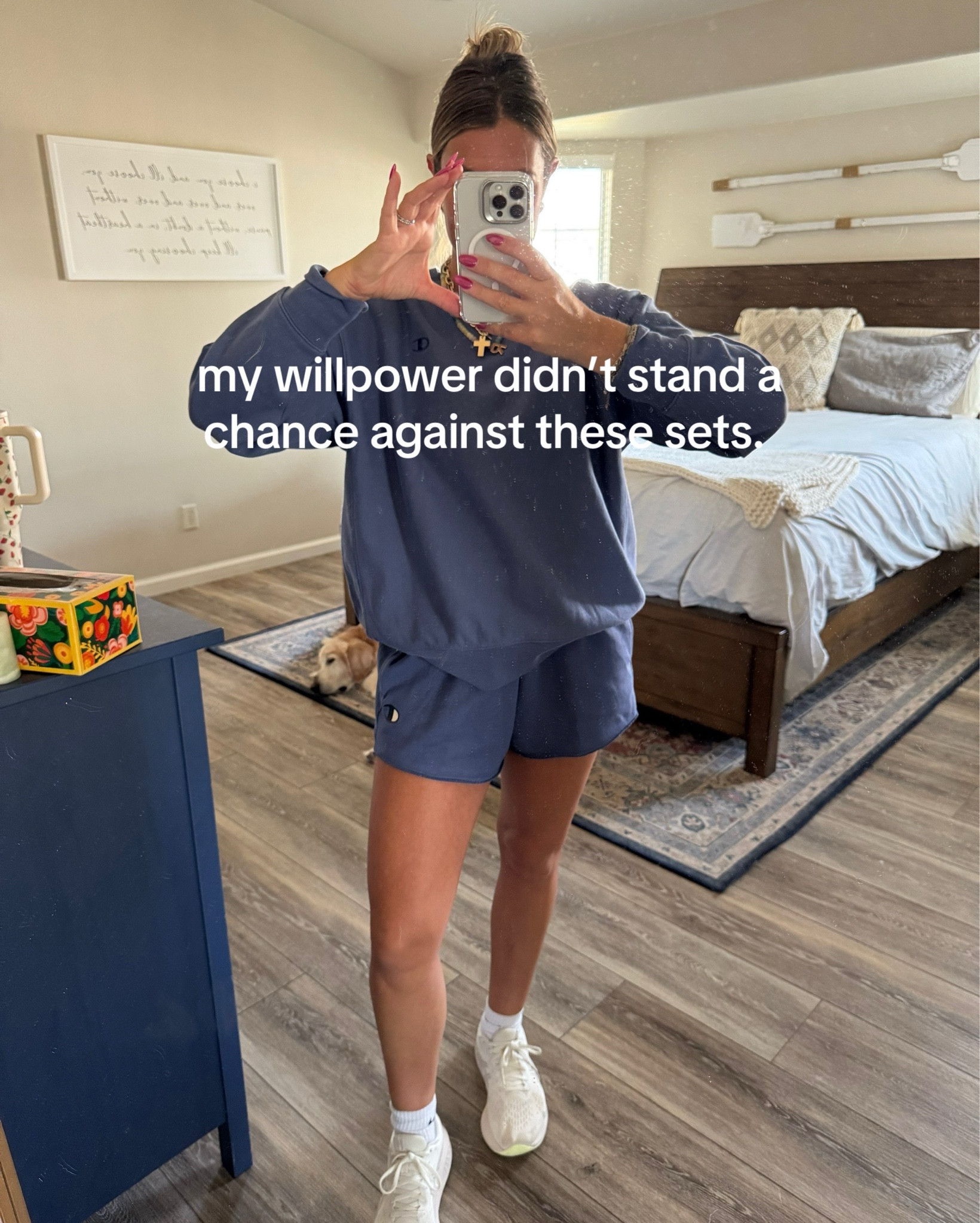 Champion at Target is such a win for quality and price. For sizing, here’s what I recommend:
	•	Champion sweatshirts: I sized up to a large. Could have gone with XL since I love oversized, but true to size works if you want a regular fit.
	•	Champion shorts: true to size in medium since they naturally run oversized.
	•	Champion tops: I got a large, but could have gone XL because they are a little cropped. I recommend sizing up one to two sizes depending on how oversized you like your tops.
	•	Other matching sets: I got size medium in both the top and bottom.

#LTKStyleTip #LTKActive #LTKFindsUnder50