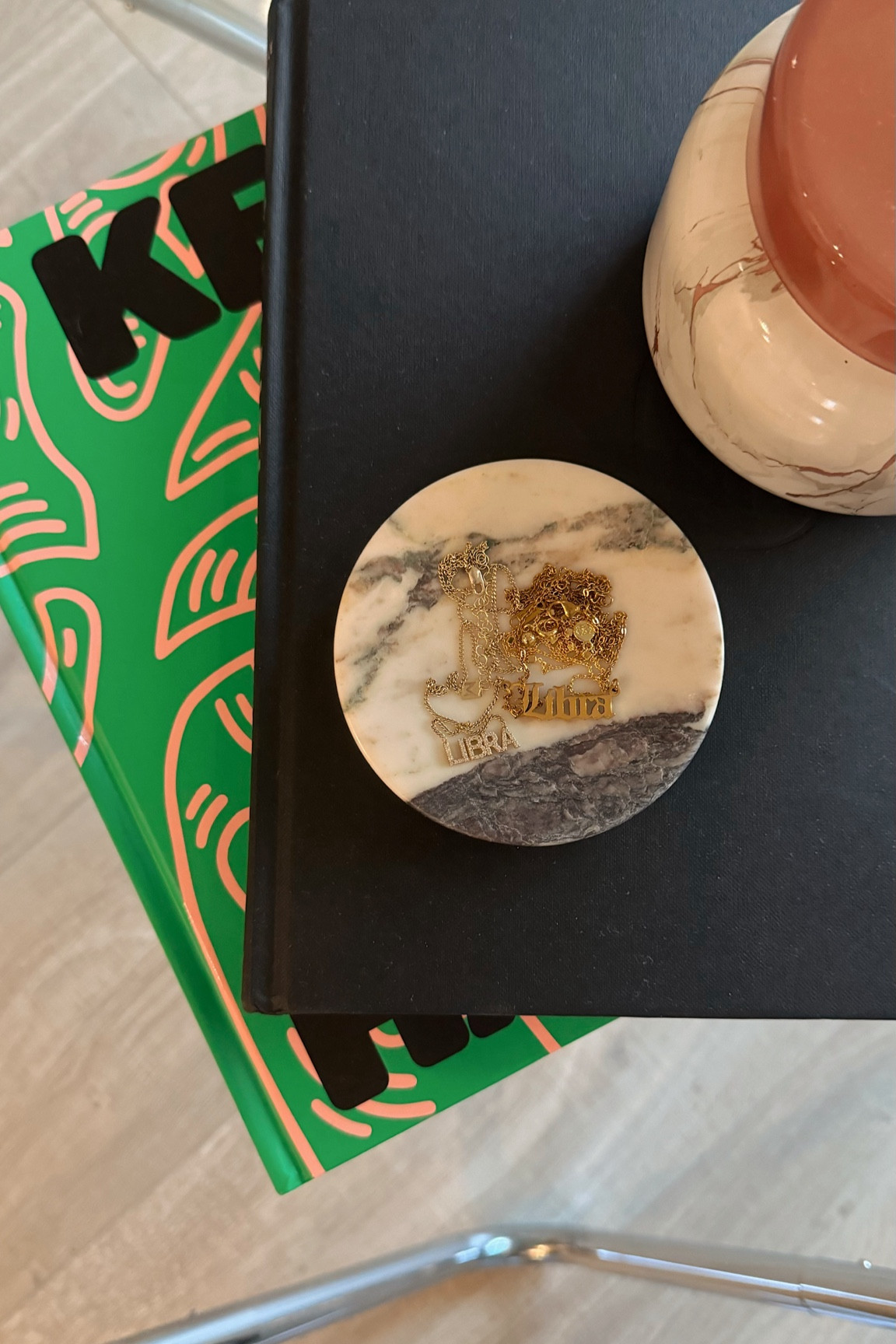 A peek at my coffee table. I love taking traditional metals and textures and adding a pop of color or an unexpected design. It just makes the interior look so unique.

I feel the best colors to incorporate are: orange, green, yellow, pink and a vibrant blue. Look to a color wheel for colors that pair well and then add those colors separately within a room. For example, orange and pink compliment each other really well!

coffee table books, Amazon home finds, cb2, Anthropologie 

#LTKStyleTip #LTKHome