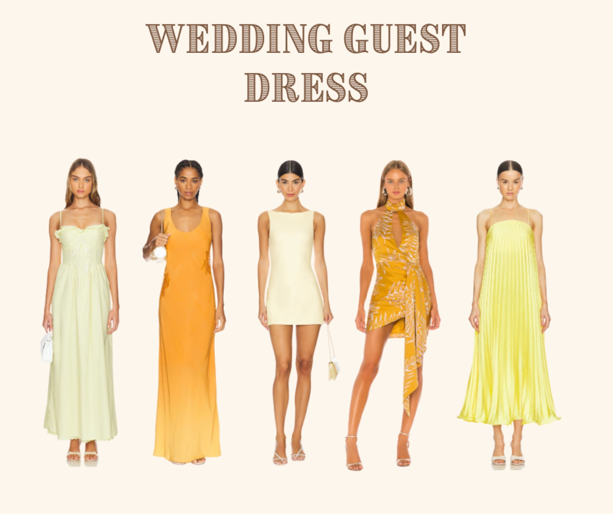 Yellow wedding guest dresses 
-yellow maxi dress , yellow mini dress, wedding guest outfit , prom dress , pastel yellow dress , semi formal dress 

#LTKWedding #LTKStyleTip #LTKBacktoSchool