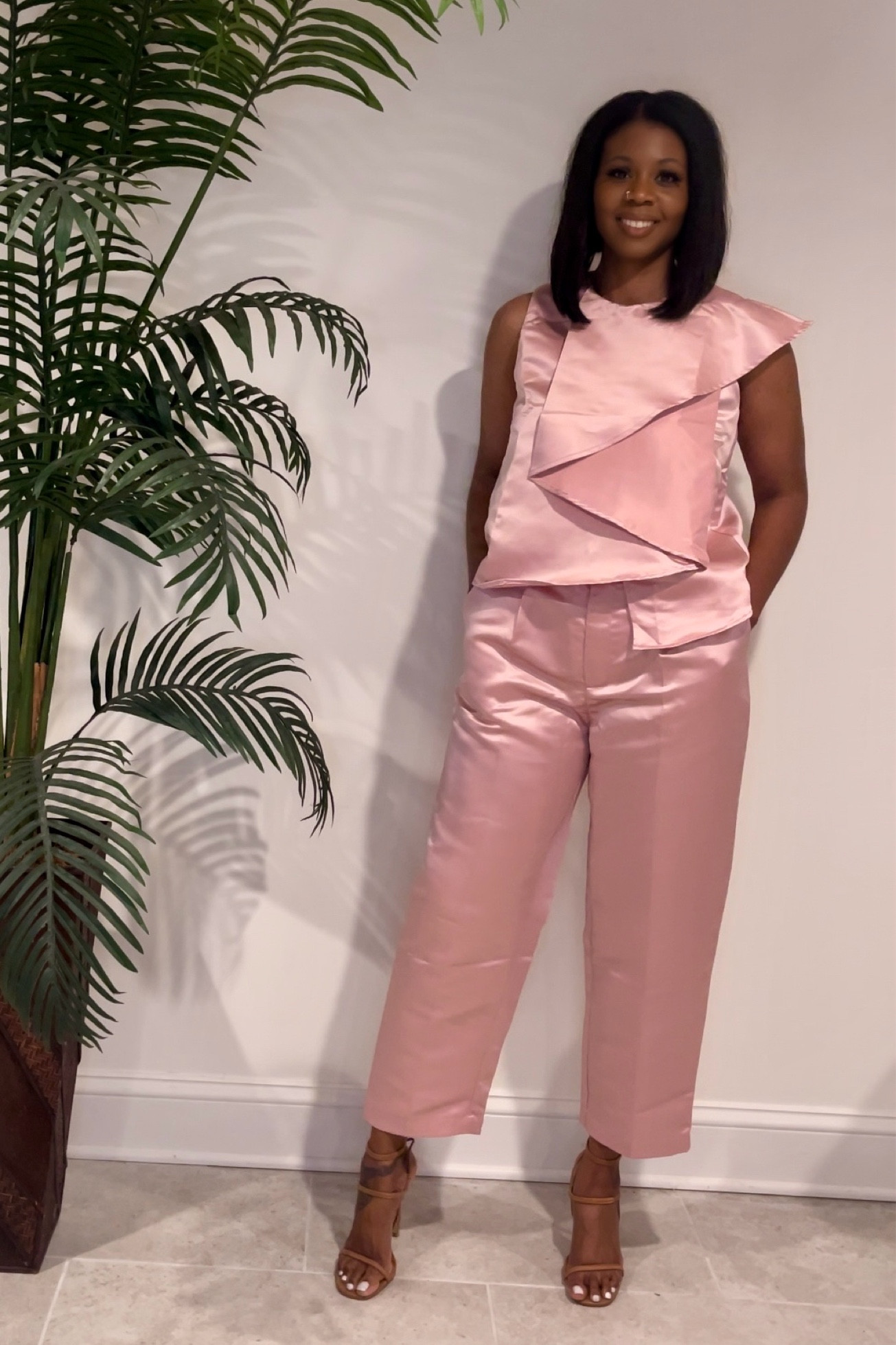 Blush Pink Set wear sz:Small Top and Medium Bottomm

#LTKSeasonal #LTKSummerSales