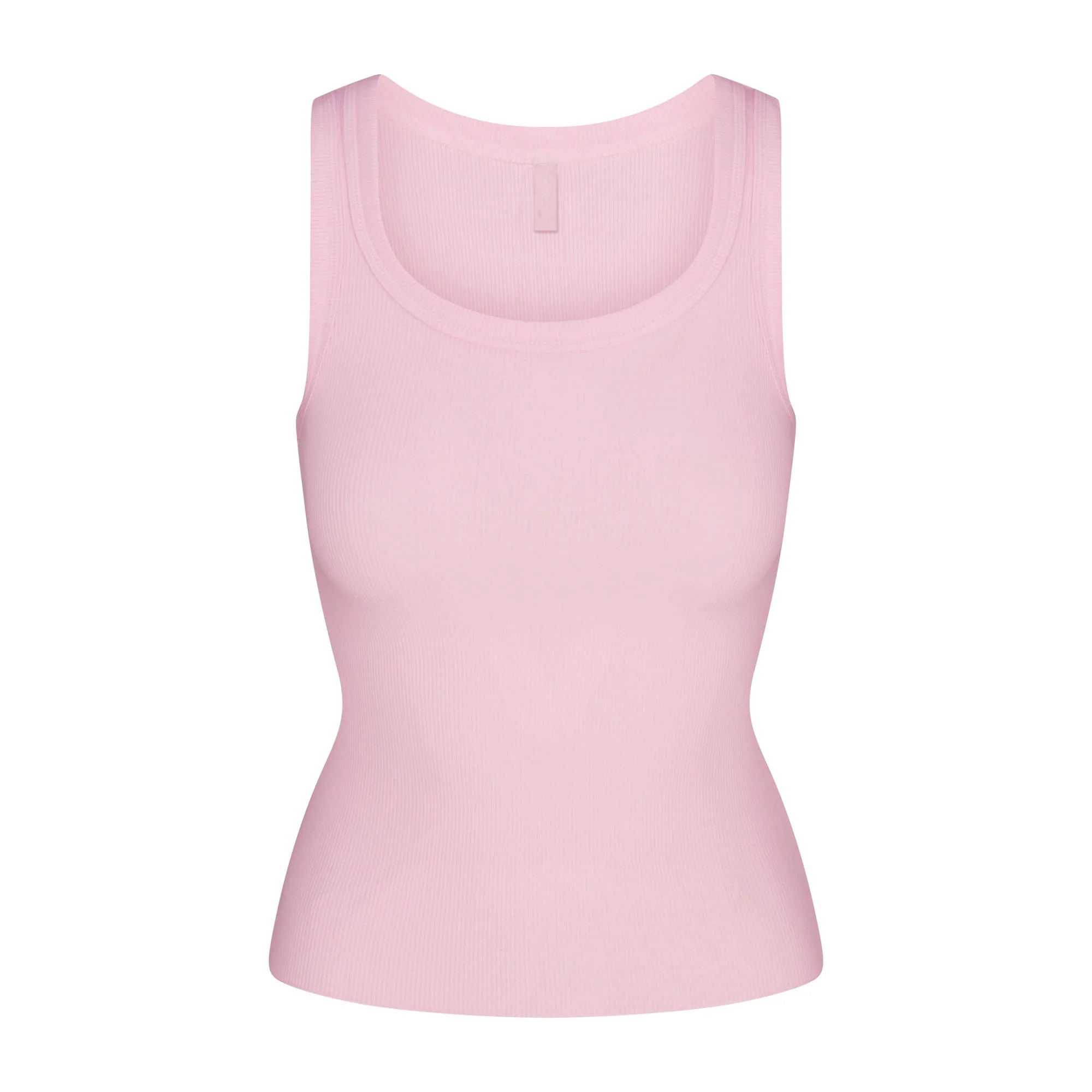 COTTON RIB SCOOP NECK TANK | CHERRY BLOSSOM | SKIMS | SKIMS (US)