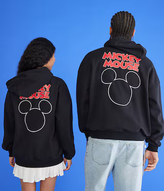 Mickey & Friends | Aero Mickey Mouse Icon Pullover Hoodie | Aeropostale