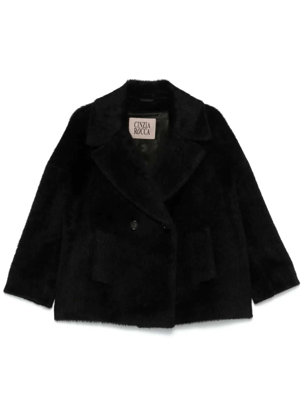 Cinzia Rocca faux-fur Coat | Black | FARFETCH UK | Farfetch Global