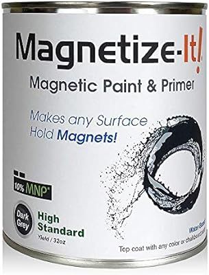 Magnetize-It! Magnetic Paint & Primer - High Standard Yield 32oz, MIHYD-1547 | Amazon (US)