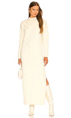 Line & Dot Dorothy Sweater Dress in Cream from Revolve.com | Revolve Clothing (Global)