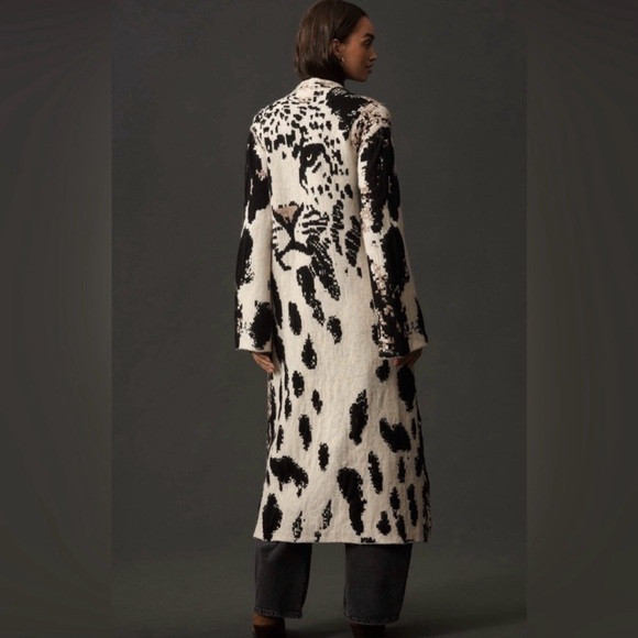 Anthropologie pilcro leopard print sweater duster | Poshmark