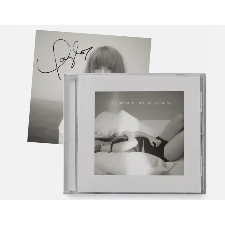 The Tortured Poets Department CD + Bonus Track "The Manuscript" with Hand Signed Photo | Walmart (US)