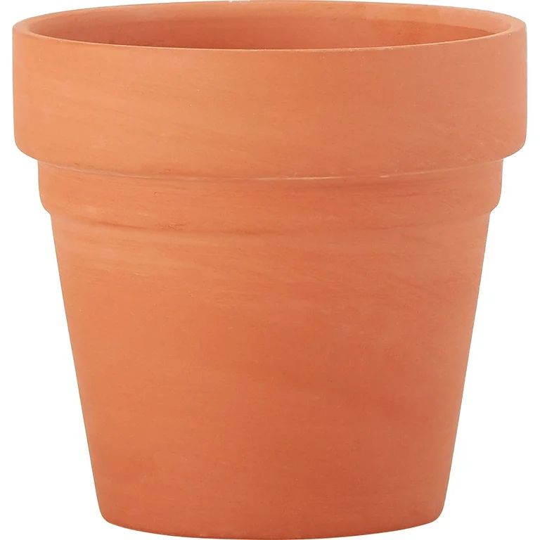 Plaid Unpainted Surface, Terracotta Flower Pot, 1 Piece, 3in | Walmart (US)